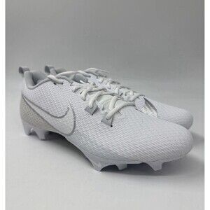 Nike Vapor Edge Speed 360 2 White Silver Football Cleats DA5455-100 Mens Size 13